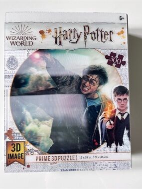 Warner Bros. Harry Potter 3D Lenticular Puzzle - Brand New Sealed Condition